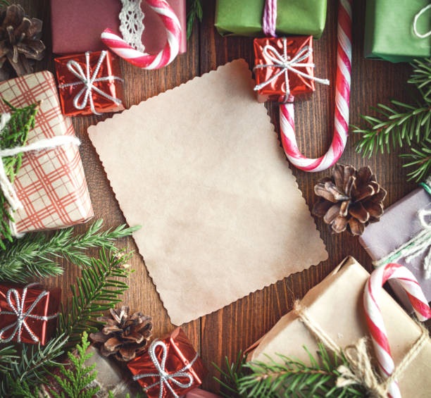 istock christmas background with christmas gift 2173499092