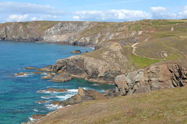 istock Crane Ledges rocks on the Lizard Peninsula, Cornwall, UK. 2173501648