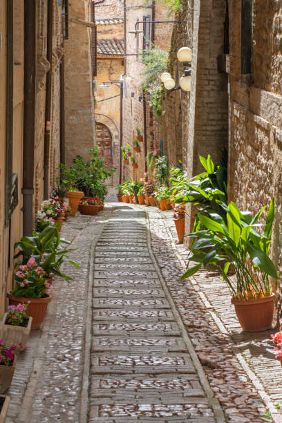 istock Spello - The little aisle on the old Town. 2173502111