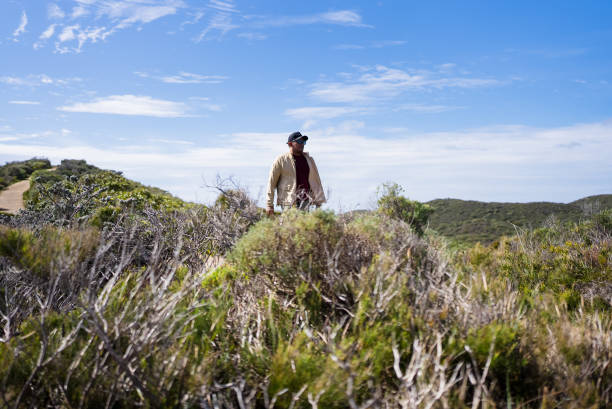 istock one man exploring nature in sunny day 2173511086