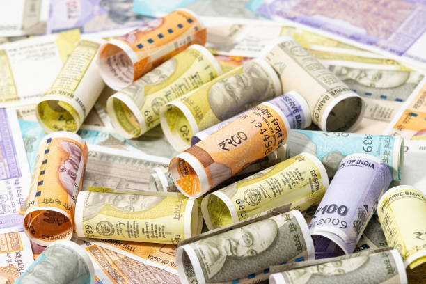 istock Indian currency notes stock photo 2173515320