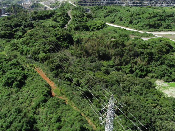 istock Photo of power lines (Japan) 2173517382