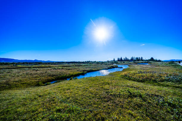 Beautiful scenery of Thingvellir National Park