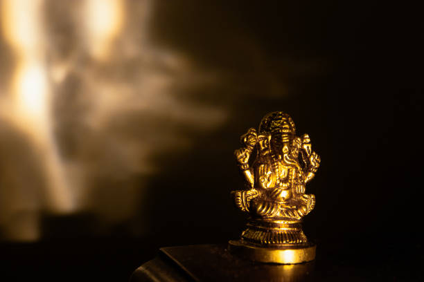 Bronze decorative statue of Ganesha