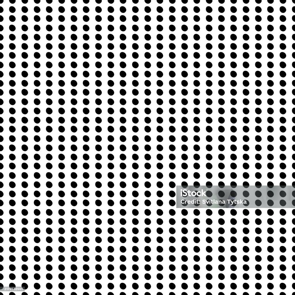 Botted Vector Pattern Simple Vector Dotted Monochrome Pattern Stock Illustration - Download ...