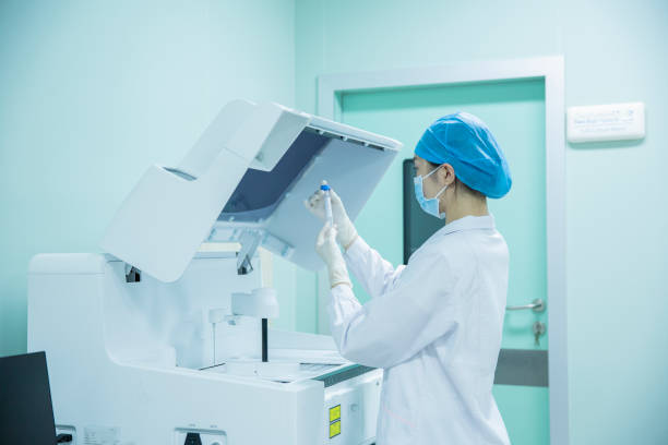 istock Asian female doctor in the lab 2173533385