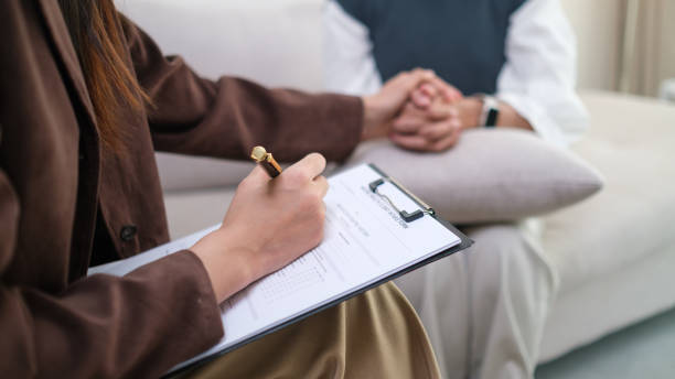 istock Psychotherapist comforting touch to a patient during a therapy session, symbolizing empathy and support. 2173535367