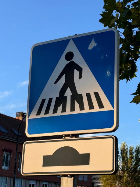 istock Crossing Road Sign 2173538304