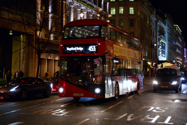 London, UK - December 11, 2019: Piccadilly Circus at Night, England