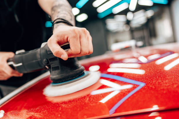 istock Car polishing and detailing 2173553097