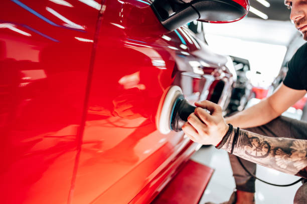 istock Car polishing and detailing 2173553355
