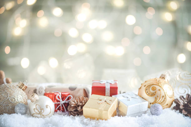 istock Christmas background with Christmas decorations 2173553615