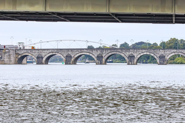 istock Sailing on river Meuse passing under Wilhelminabrug bridge 2173555192