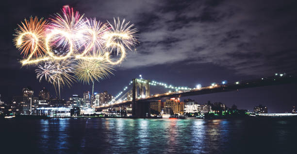 istock new year's eve 2025 fireworks in manhattan 2173565359