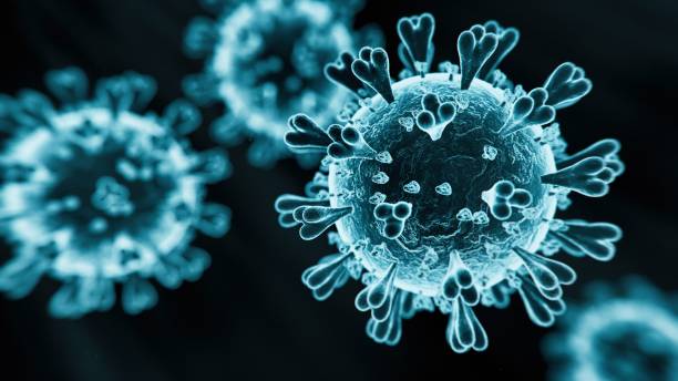 istock Abstract XEC variant of coronavirus 2173565714