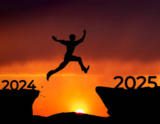 istock Jumping from 2024 to 2025 2173566557