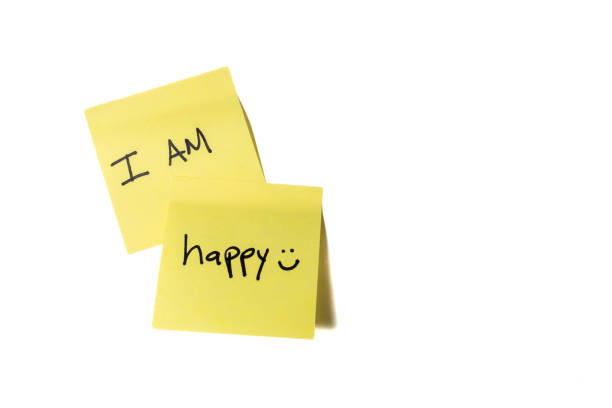 istock I Am Happy sticky note on white background 2173567915