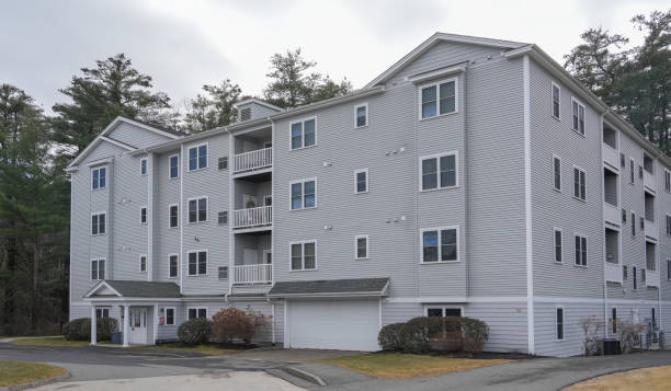 istock external view of new apartment building 2173568500
