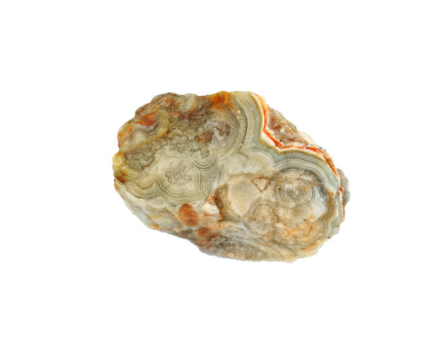 istock close up on lace agate rock isolated on white background 2173568713
