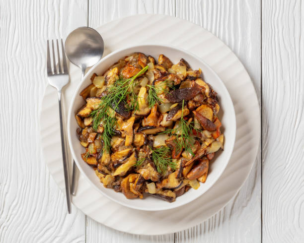 istock fried blend of wild mushrooms in a bowl 2173571392
