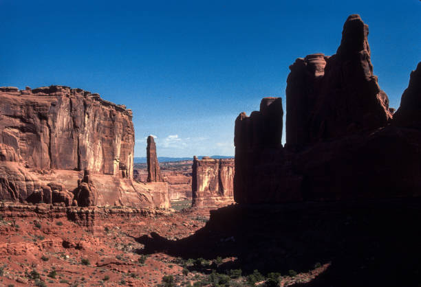 istock Arches NP - Park Avenue & Courthouse Towers - 1986 2173590145