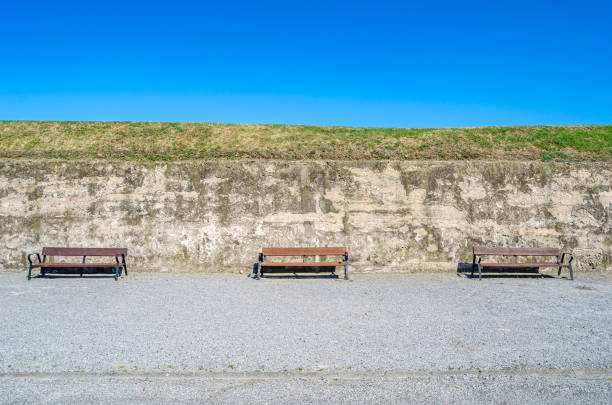 bench near ocean in Canada
