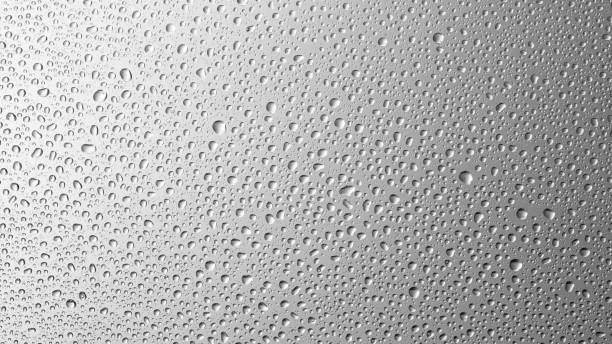 istock Abstract backgrounds with water bubbles. Transparent glass background with water drops 2173604242