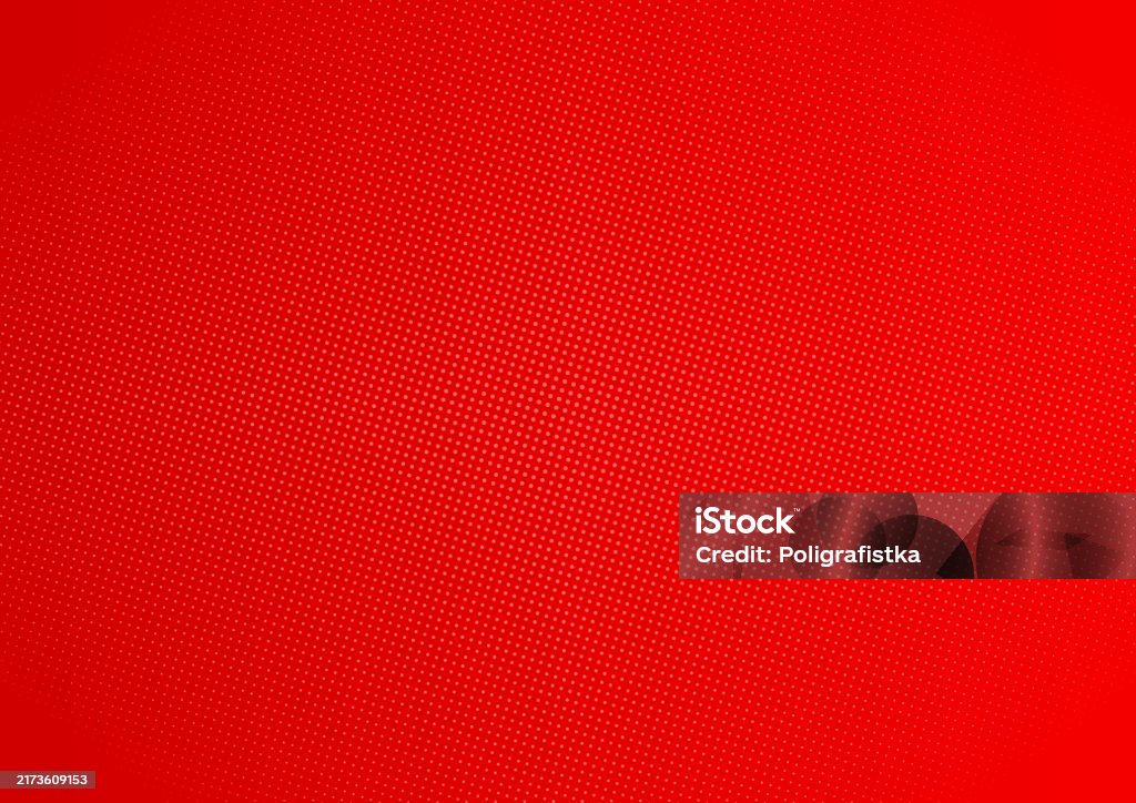 Spotted Red Texture Red Halftone Dotted Background Spotted Pattern Stock Illustration ...
