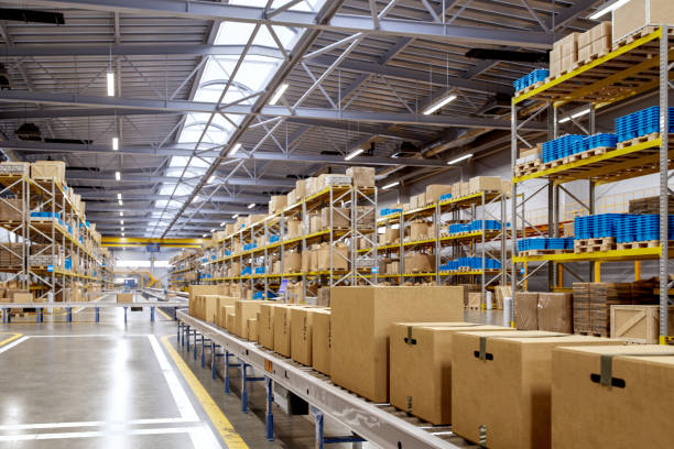 istock Modern Distribution Center with Smart Automation 2173612915