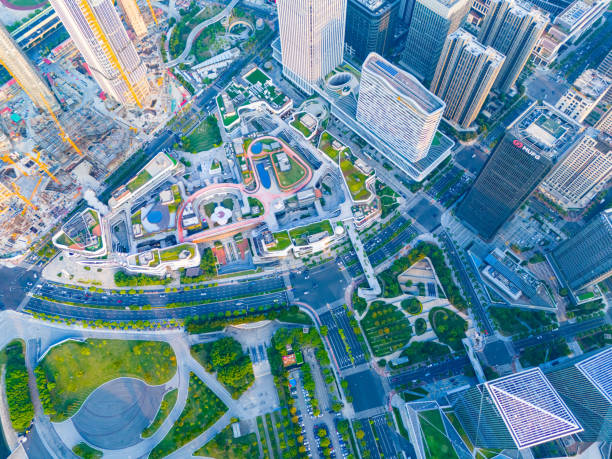 istock Aerial view of Shanghai skyline 2173617215