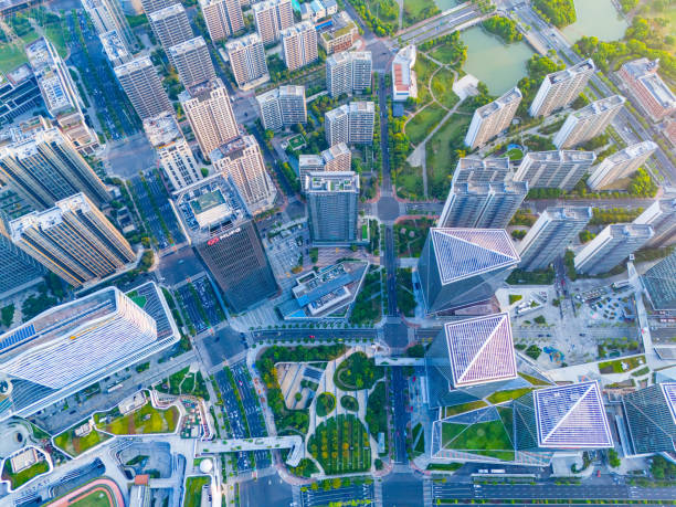 istock Aerial view of Shanghai skyline 2173617221