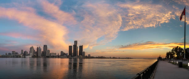 istock Detroit, Michigan - Skyline at Dawn 2173630513
