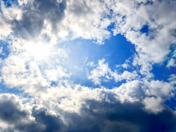Empty cloudscape for backgrounds