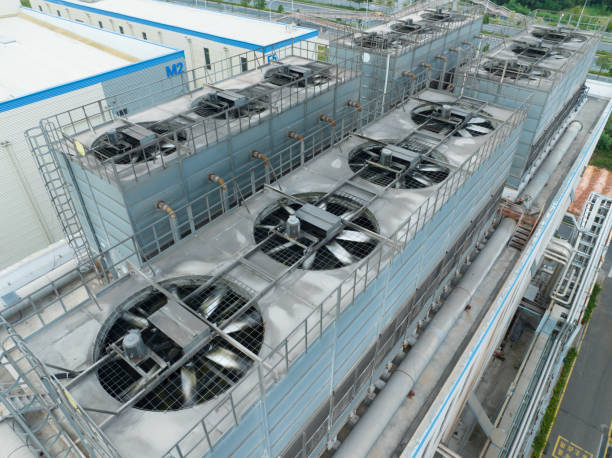 Cooling air conditioner ventilation fan