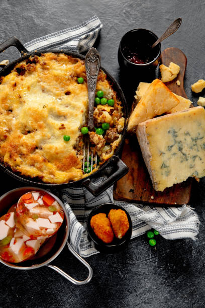 istock Popular English and Irish meals. 2173645550