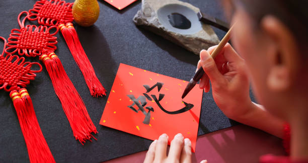Writing spring festival couplet