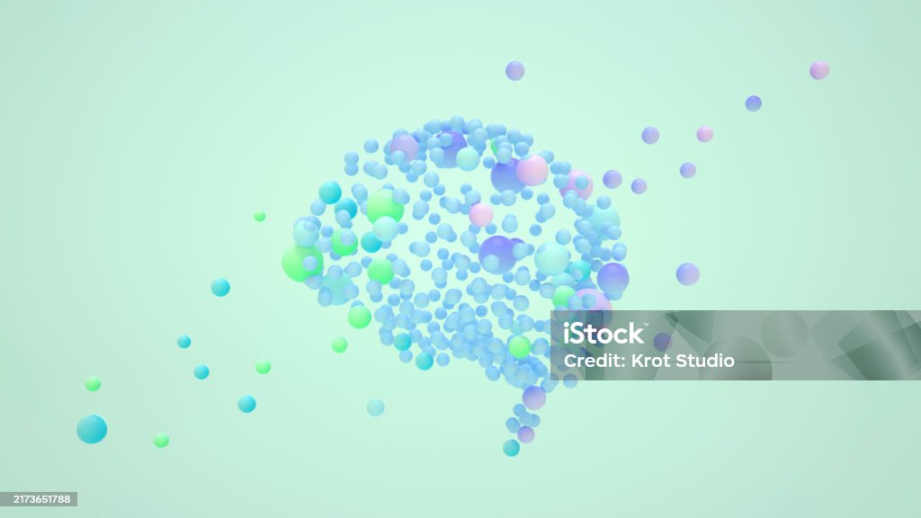 3d Render Of Artificial Intelligence Data Mining Deep Learning Ai Brain ...