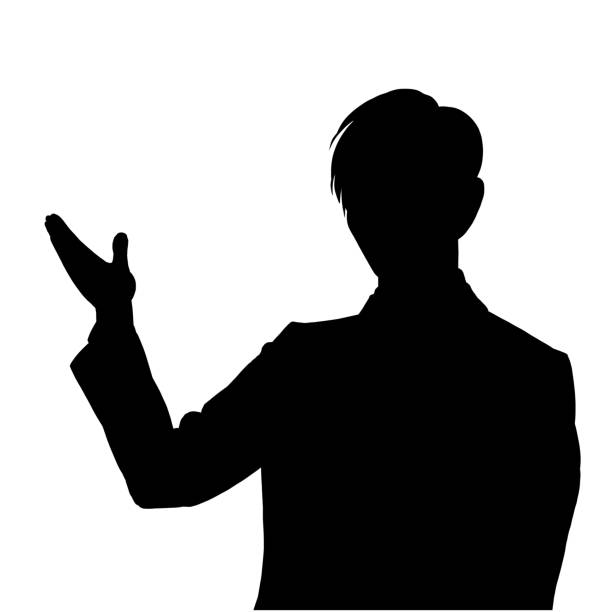 istock Silhouette of a man guiding. 2173661492