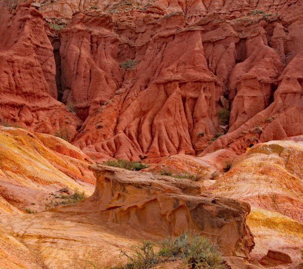 istock The unusual texture of red rocks 2173663317