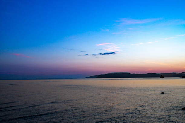 Sunrise scenery of Amami Oshima