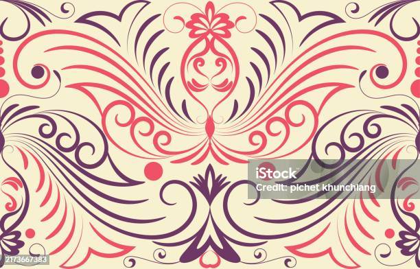 Antique Pattern Library Pastel Seamless Vintage Leaf Pattern In Pastel Colors Light Color For ...