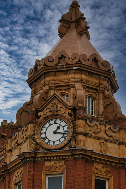 istock Historic Clock Tower with Decorative Dome in Leeds, UK 2173670130