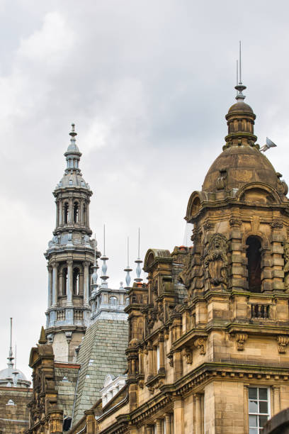 istock Ornate Historic Architecture with Spire and Dome in Leeds, UK 2173670259