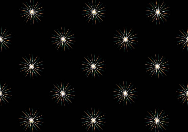 A collage of one photograph, drops of paint, repeated in the GIMP photo editor several times.
