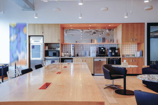 istock A vibrant and modern co-working space with a mix of comfortable lounge seating and work tables 2173680072
