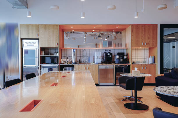 istock A vibrant and modern co-working space with a mix of comfortable lounge seating and work tables 2173680293