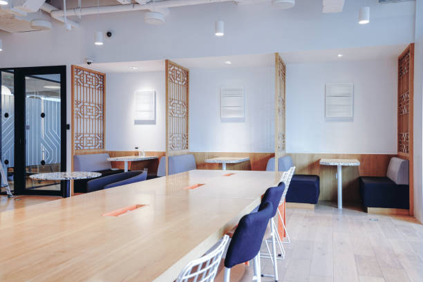 istock A vibrant and modern co-working space with a mix of comfortable lounge seating and work tables 2173680347