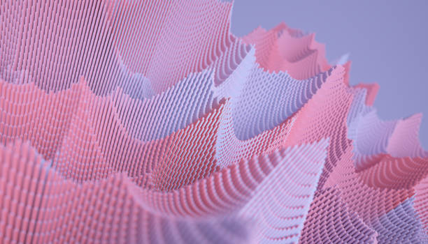 istock 3d render of abstract detailed shape. 2173685496