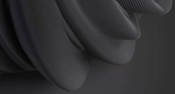 istock 3d render of abstract detailed shape. 2173686587