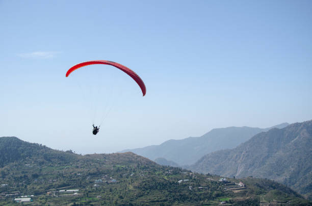 istock Paragliding in the sky 2173686991
